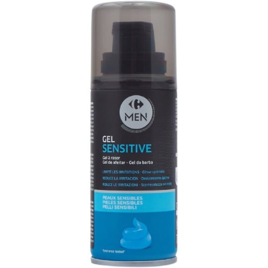 Gel à Raser Peau Sensible Homme CARREFOUR MEN