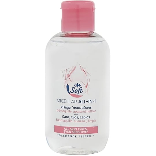 Eau micellaire Visage Yeux Lèvres Tout Type De Peau Même Sensible CARREFOUR SOFT
