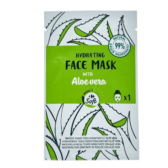 Masque Tissu Hydratant à l'aloe Vera CARREFOUR SOFT
