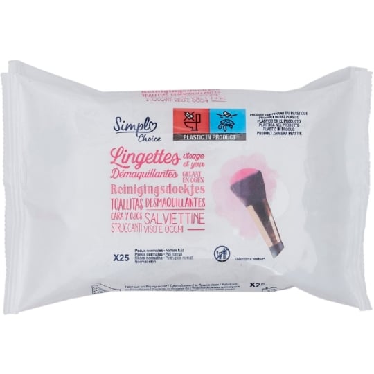 Lingettes Démaquillantes Visage SIMPL