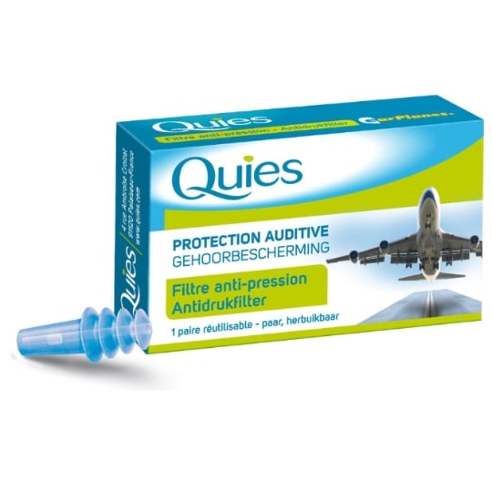 Quies Bouchons D'oreilles Avion Adulte 1 Paire QUIES