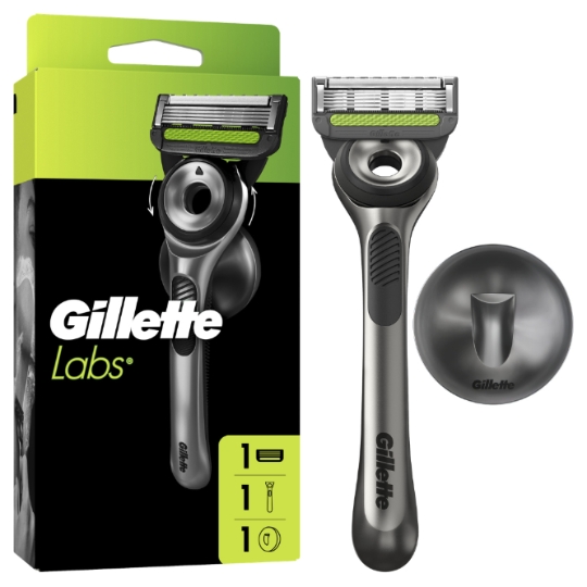 Rasoir Pour Homme Barre Exfoliante et Support Mural Magnétique GILLETTE