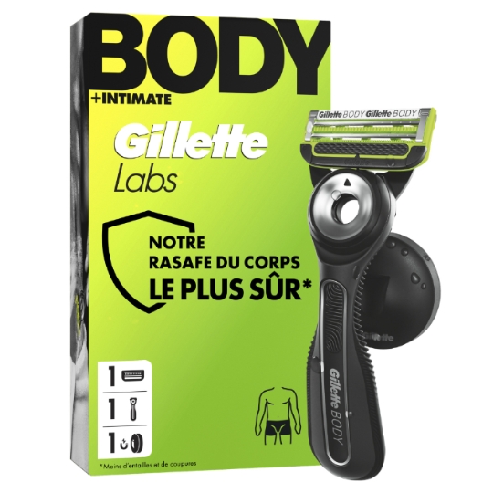 Rasoir Labs Body + Intimate avec porte-rasoir GILLETTE