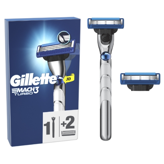 Rasoir MACH 3 Turbo Pour Homme 3 Lames GILLETTE