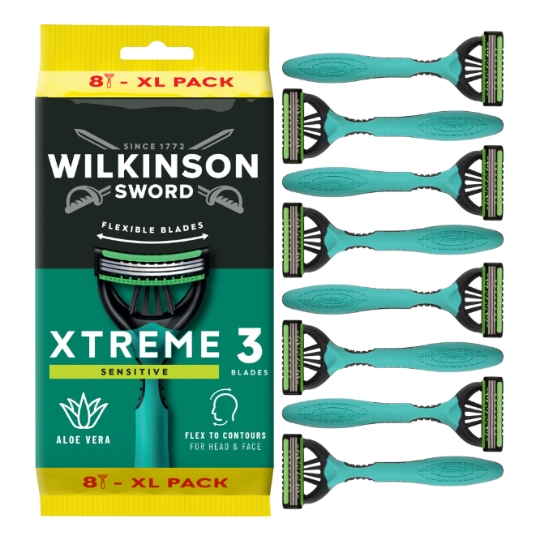 Rasoir Rasoirs Jetables Xtreme 3 pour Homme Peau sensible WILKINSON