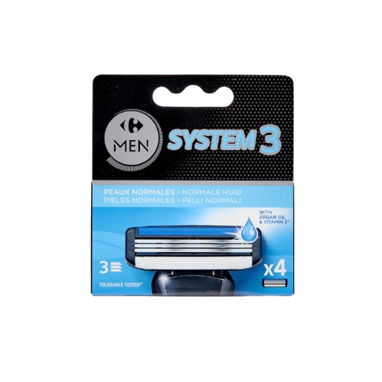 Lames de rasoir Pour Homme Sport G3 CARREFOUR MEN