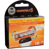 Lames de rasoir Pour Homme Compatible Fusion 5 Soft CARREFOUR SOFT