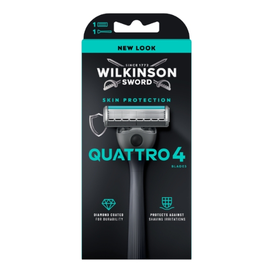Rasoir Quattro pour Homme Protection 4 lames WILKINSON