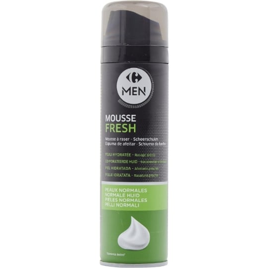 Mousse à Raser Peau Normale Homme Fresh CARREFOUR MEN
