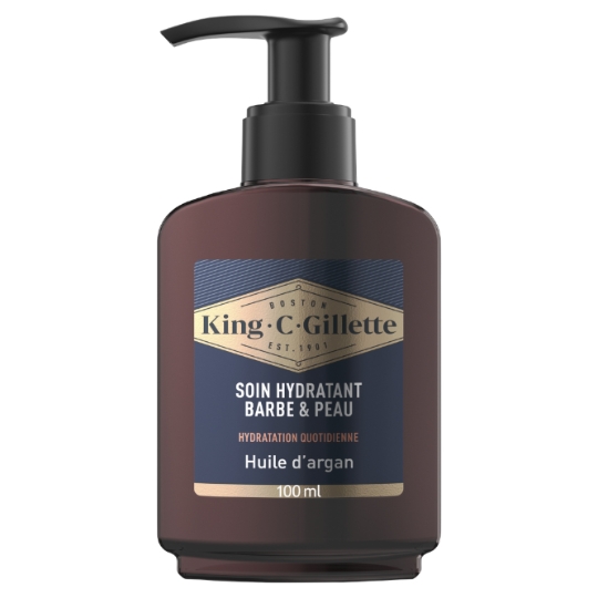 Soin Hydratant Barbe & Peau à l'Huile d'Argan GILLETTE