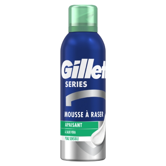 Mousse à Raser Peau Sensible Pour Homme Apaisant Aloe Vera Series GILLETTE