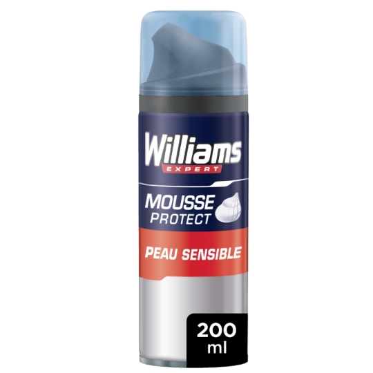 Mousse à Raser Peau Sensible Homme Apaisante Aloe Vera Expert WILLIAMS