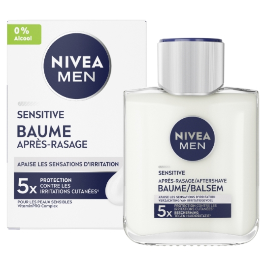 Après-rasage Baume Homme Peau Sensible Anti-irritation 0% Alcool NIVEA