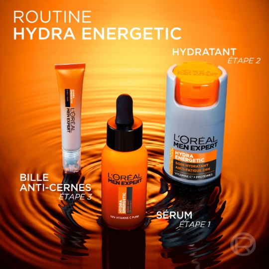Soin Hydratant Visage Homme Anti Fatigue Hydra Energetic Men Expert L'OREAL PARIS