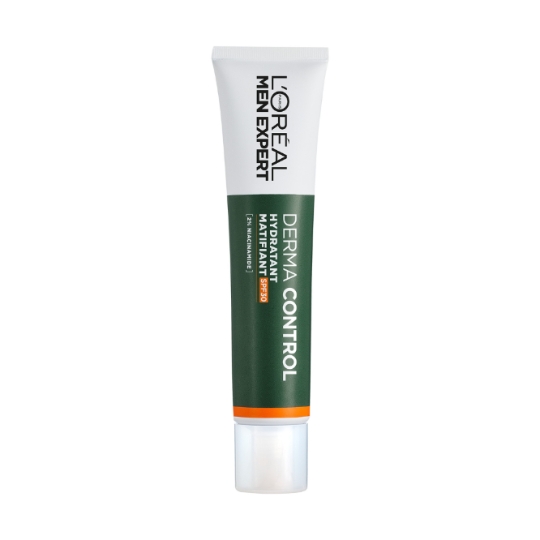 Soin Hydratant Visage Homme Matifiant Anti-Brillance Niacinamide SPF30 Derma Control Men Expert L'OREAL PARIS
