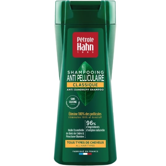 Shampoing Homme Antipelliculaire Cheveux Normaux Huiles Essentielles de Citrus et Zinc Pyrithione PETROLE HAHN
