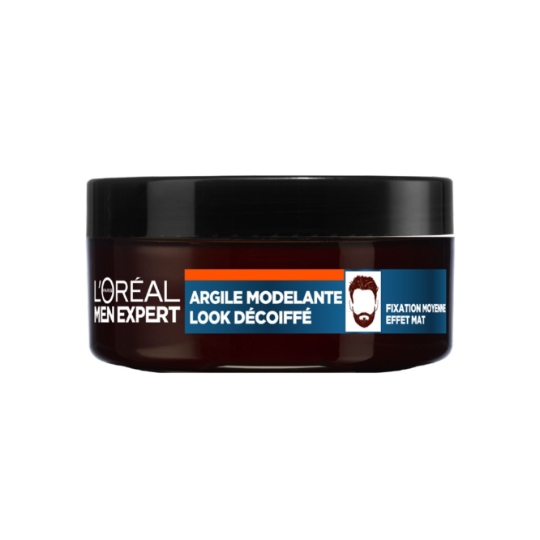 Gel Coiffant Homme Argile Modelante Look Décoiffé Fixation Moyenne Effet Mat Men Expert L'OREAL PARIS