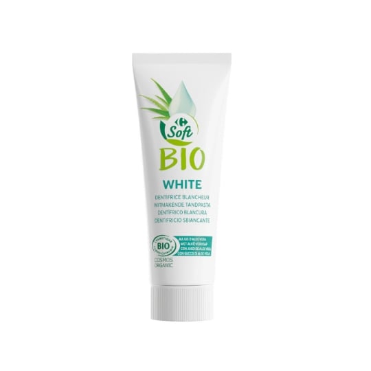Dentifrice Blancheur Aloe Vera Bio CARREFOUR SOFT BIO