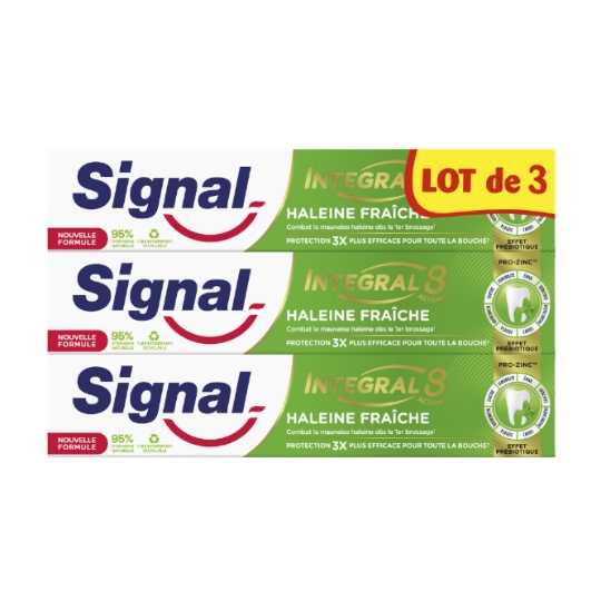 Dentifrice Integral 8 Haleine Fraîche Prébiotique SIGNAL