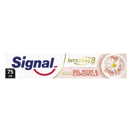Dentifrice Integral 8 Nature Elements Sel Rose Camomille SIGNAL