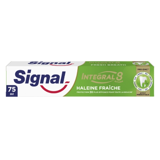 Dentifrice Integral 8 Haleine Fraîche Effet Prébiotique SIGNAL