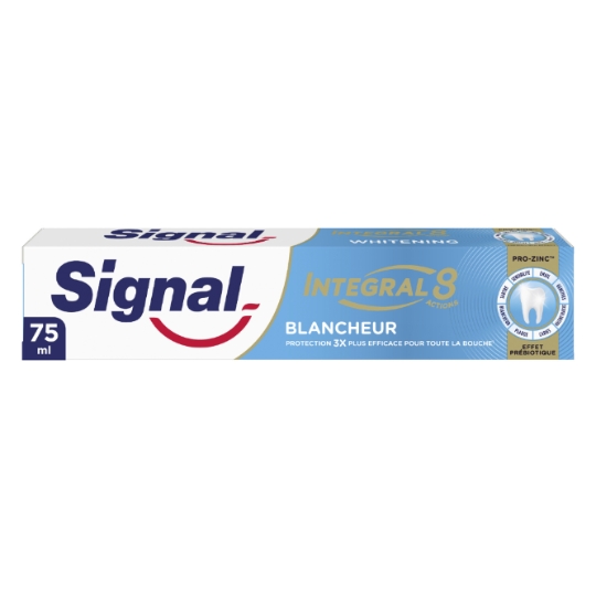 Dentifrice Integral 8 Blancheur Effet Prébiotique SIGNAL