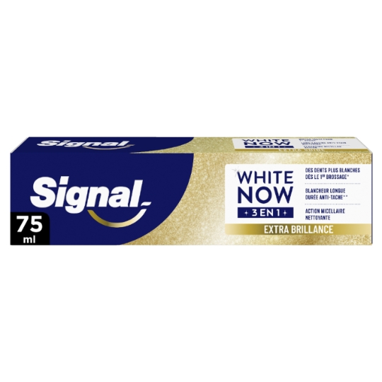 Dentifrice  White Now 3 en 1 - Hello Glow  SIGNAL
