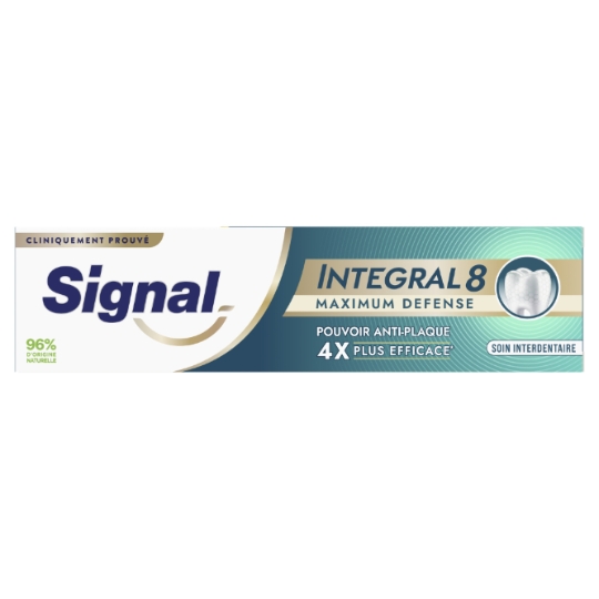 Dentifrice Intégral 8 Dentifrice Maximum Défense Soin Interdentaire SIGNAL