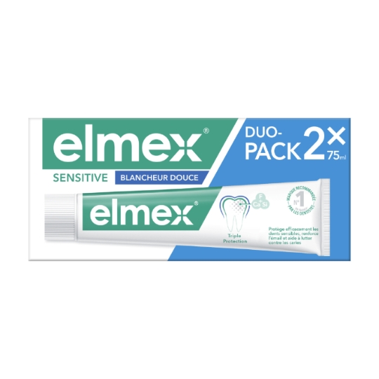 Dentifrice Sensitive Blancheur Douce ELMEX