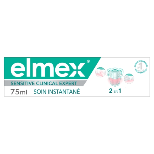 Dentifrice  Sensitive Clinical Expert - Soin Instantané  ELMEX