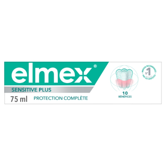 Dentifrice Dents Sensibles Protection Complète Sensitive Plus ELMEX