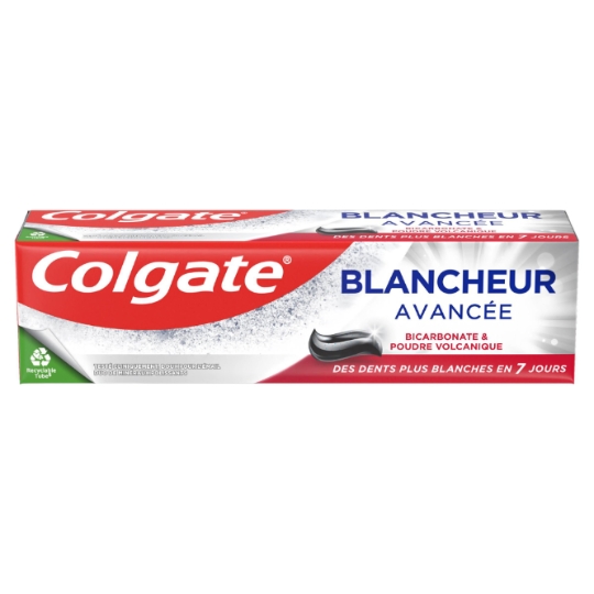 Dentifrice Blancheur Avancée Bicarbonate & Poudre Volcanique COLGATE