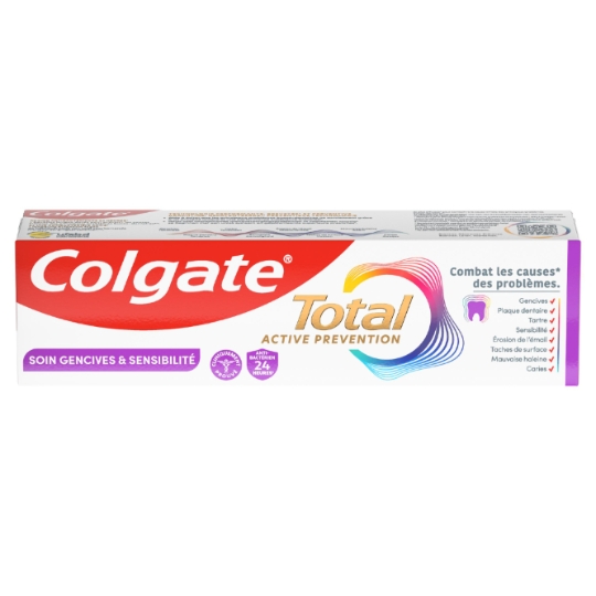 Dentifrice Total Active Prévention Soin Gencives & Sensibilité COLGATE