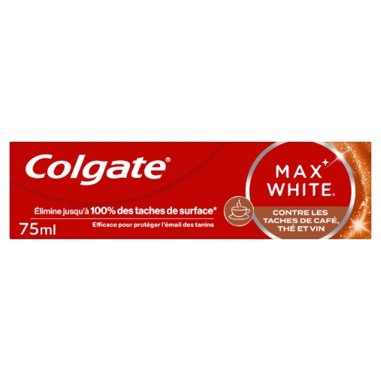 Dentifrice Max White Contre le Tâches de Café, Thé et Vin COLGATE