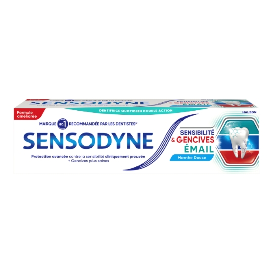 Dentifrice Sensibilité et Gencives + Email Menthe Douce SENSODYNE