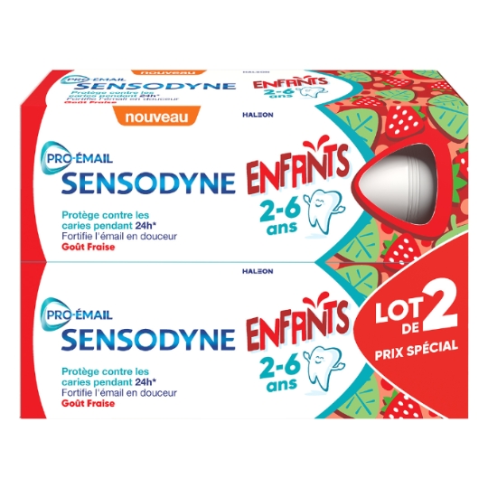 Dentifrice Pro-Email Enfant de 2-6 ans Goût Fraise SENSODYNE