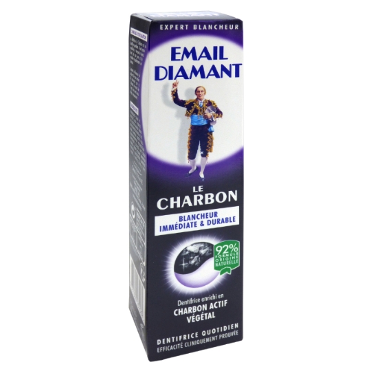 Dentifrice Blancheur Charbon EMAIL DIAMANT