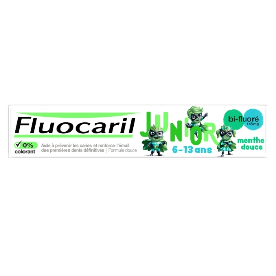 Dentifrice Enfant 6-12 ans Anti-caries Email Fort Menthe Douce FLUOCARIL