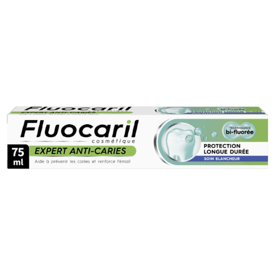 Dentifrice Expert Anti-caries Efficacité Protection Longue Durée Blancheur FLUOCARIL