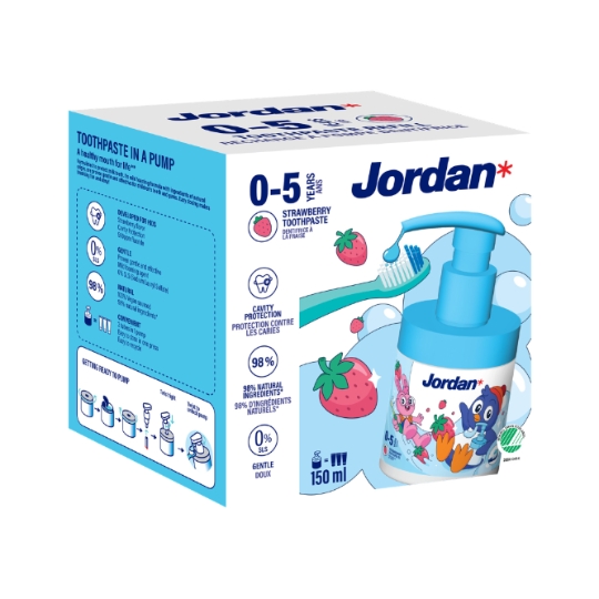 Dentifrice Enfant 0-5 Ans Fraise JORDAN