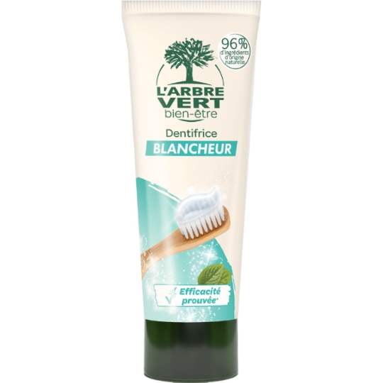 Dentifrice Blancheur Bicarbonate de Soude L'ARBRE VERT