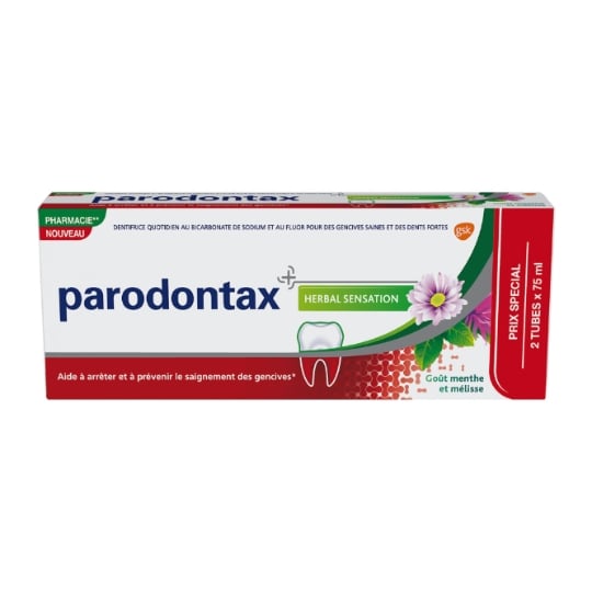 Dentifrice Gencives Sensibles et Douloureuses Goût Herbal Sensation PARODONTAX