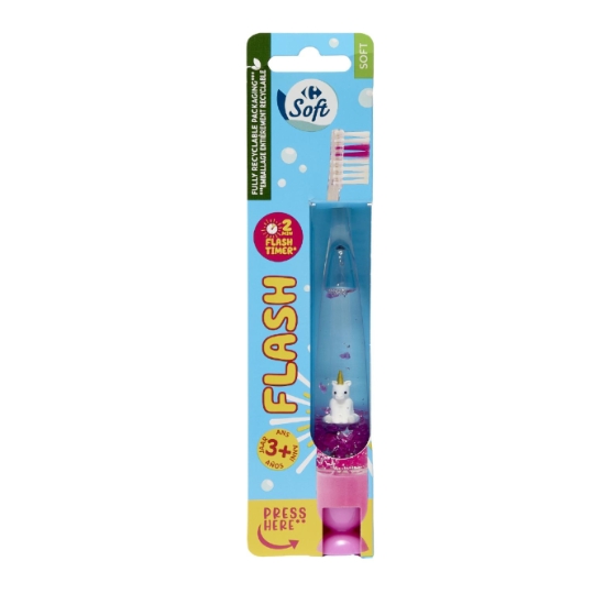 Brosse à dents Électrique Enfant 3 Ans+ Timer CARREFOUR SOFT