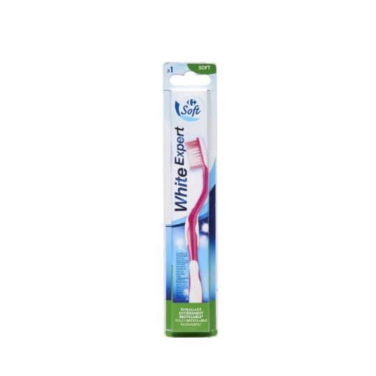 Brosse à Dents Souple White Expert CARREFOUR SOFT