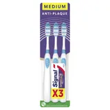 Brosse à dents Médium Anti-Plaque Intégral 8 Actions SIGNAL
