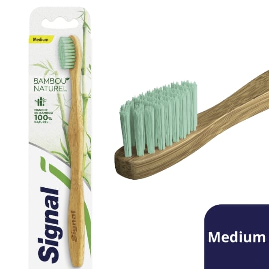 Brosse à dents Médium En Bambou SIGNAL