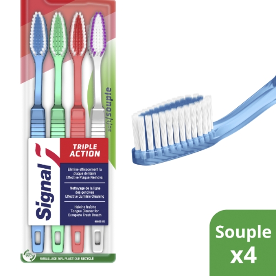 Brosse à dents Souple Triple Action SIGNAL