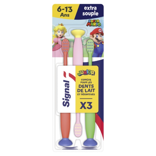 Brosse à dents Junior Enfant 6-13 Ans Super Mario SIGNAL