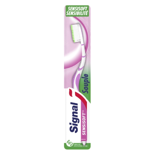 Brosse à dents Souple Soin Gencives Sensibilité SIGNAL