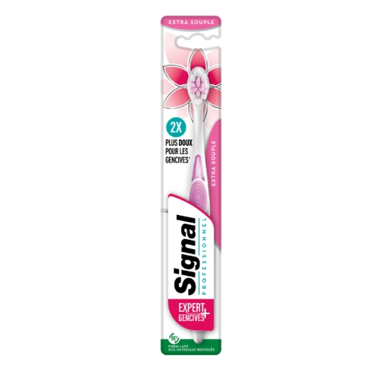 Brosse à dents Extra Souple Expert Gencives+ SIGNAL